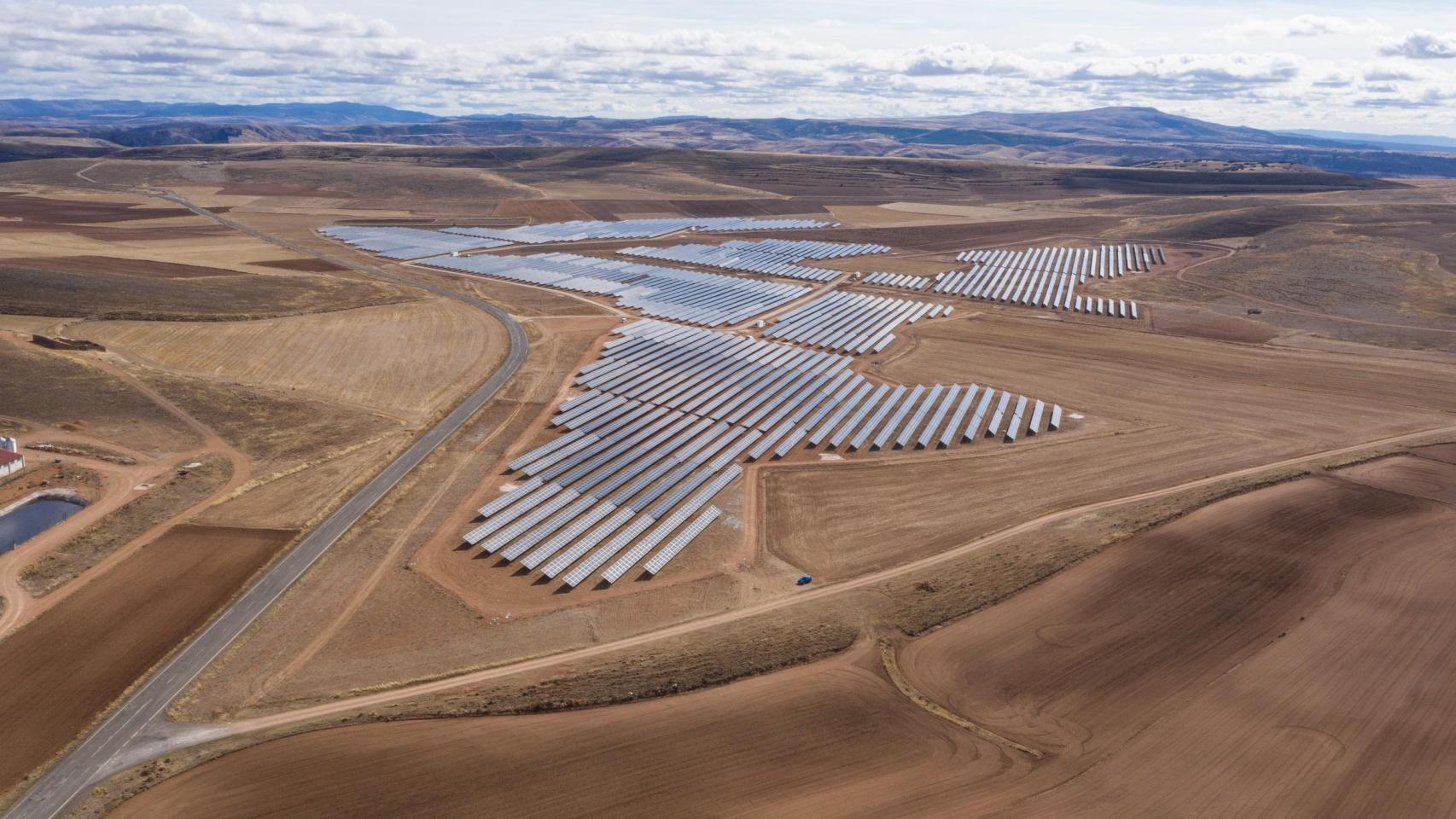 Parque solar en Cañada Vellida