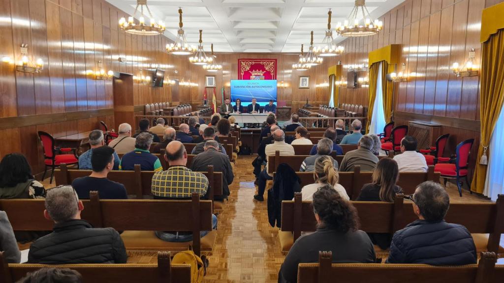 Imagen de la reunión de la Diputación de Zamora con los distintos representantes de ayuntamientos de la provincia.