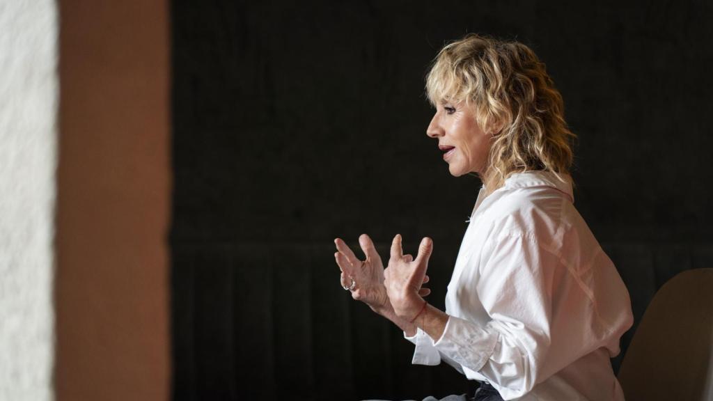Ana Torroja durante su entrevista con El Cultural. Foto: Rodrigo Mínguez