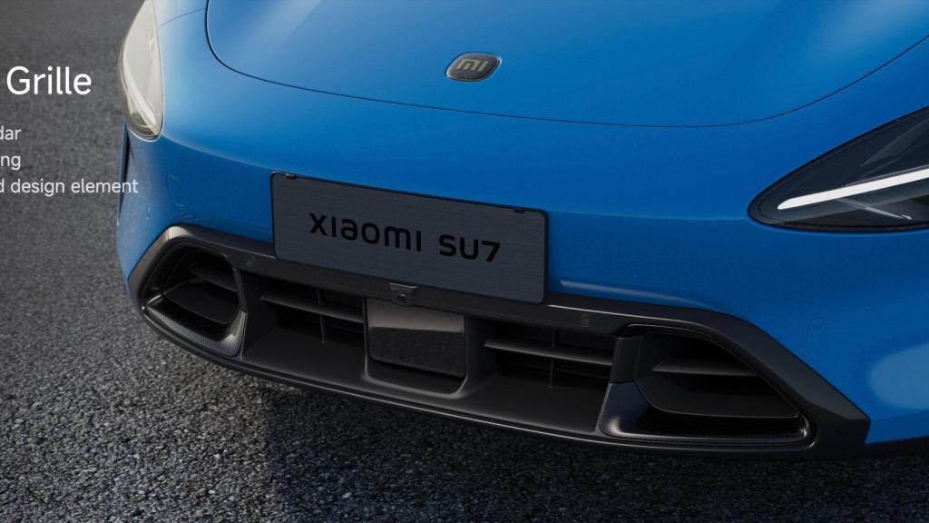 Nueva parrilla frontal del Xiaomi SU7