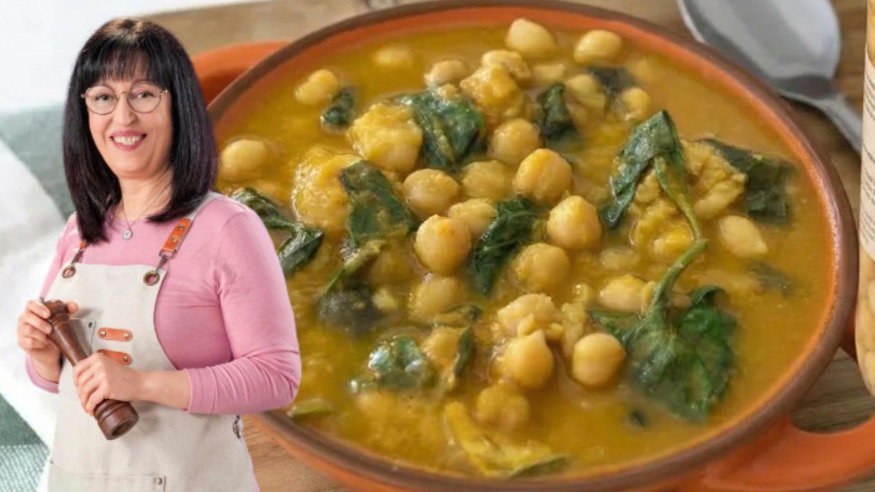 Anna, cocinera y su receta de potaje de vigilia.