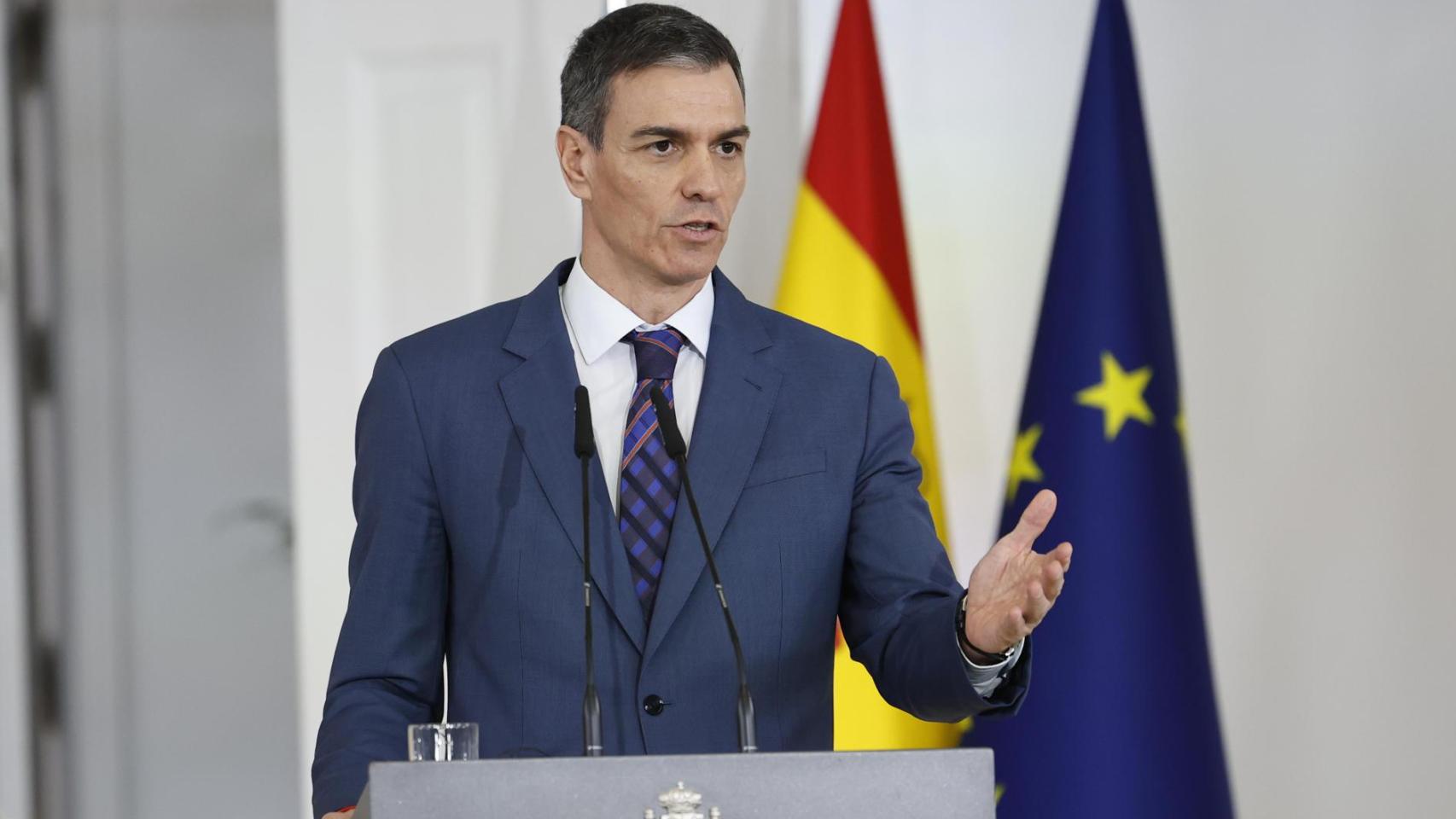 Pedro Sánchez en Moncloa.