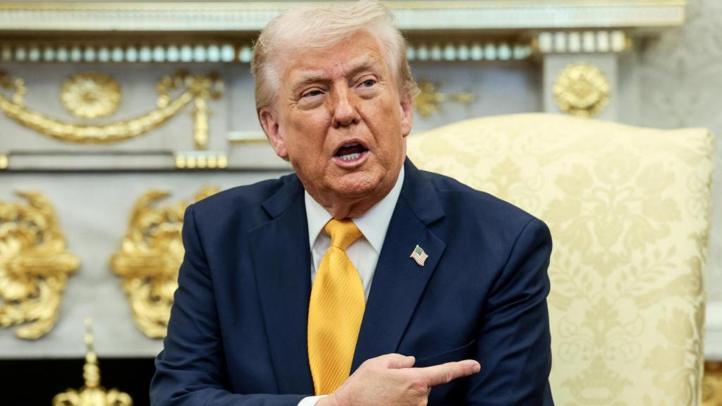 El presidente de EEUU, Donald Trump, este jueves en la Casa Blanca.