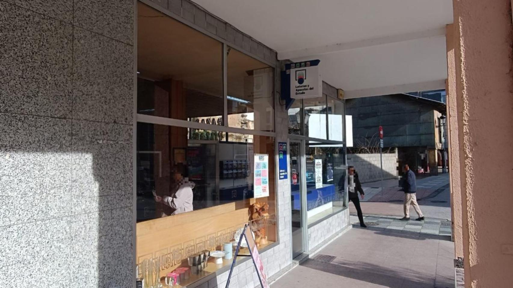 Administración de Bembibre que ha dado el premio de La Quiniela.
