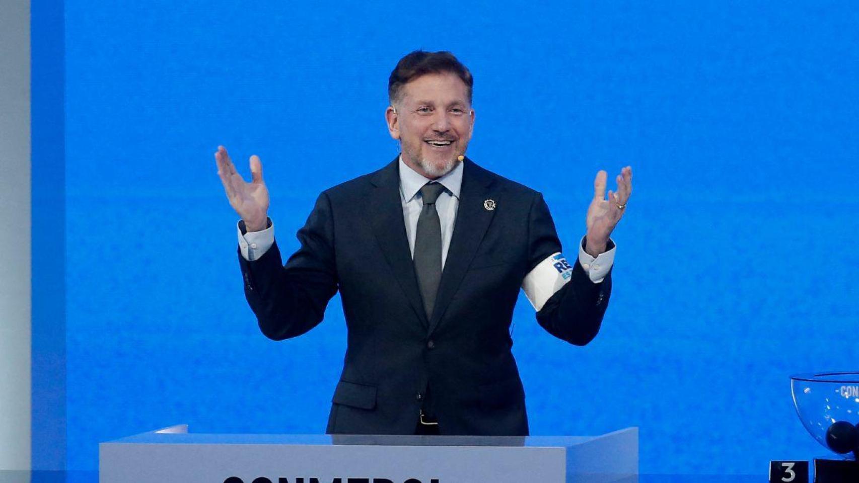 Alejandro Domínguez, durante un acto.
