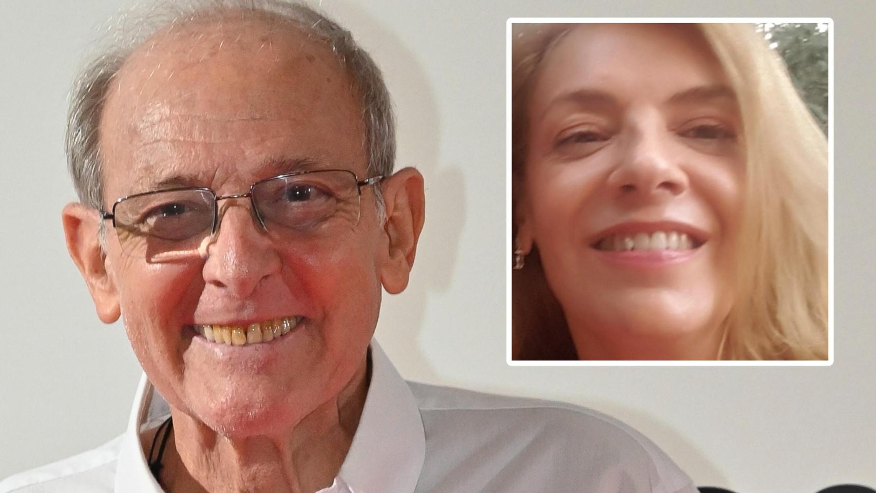 Emilio Gutiérrez Caba y su ex, Mónica, en un fotomontaje de EL ESPAÑOL.