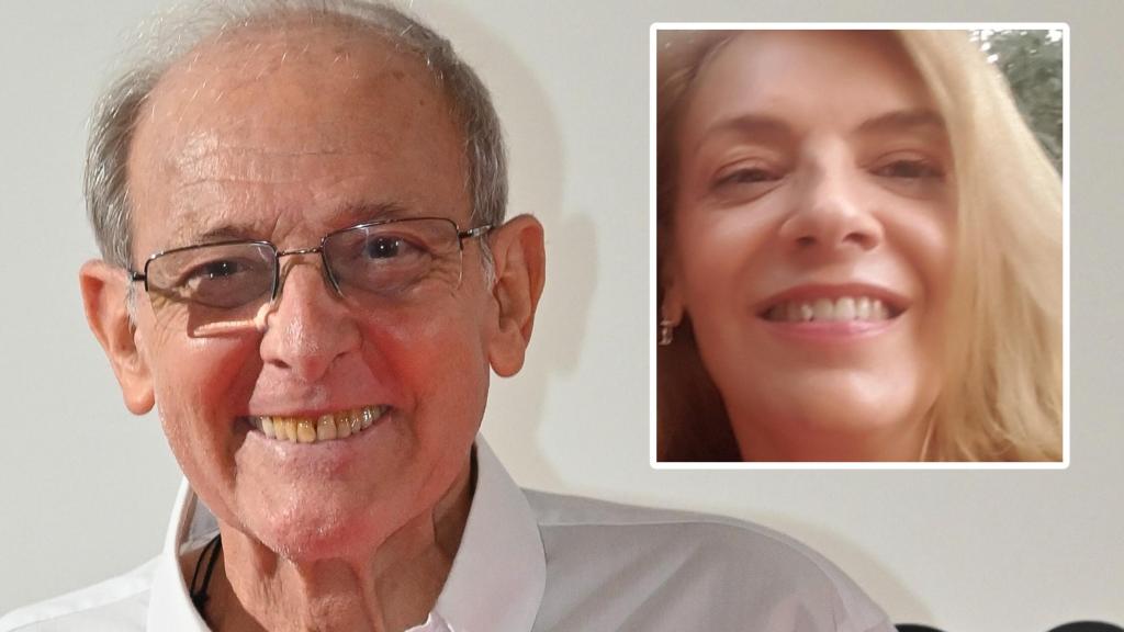 Emilio Gutiérrez Caba y su ex, Mónica, en un fotomontaje de EL ESPAÑOL.