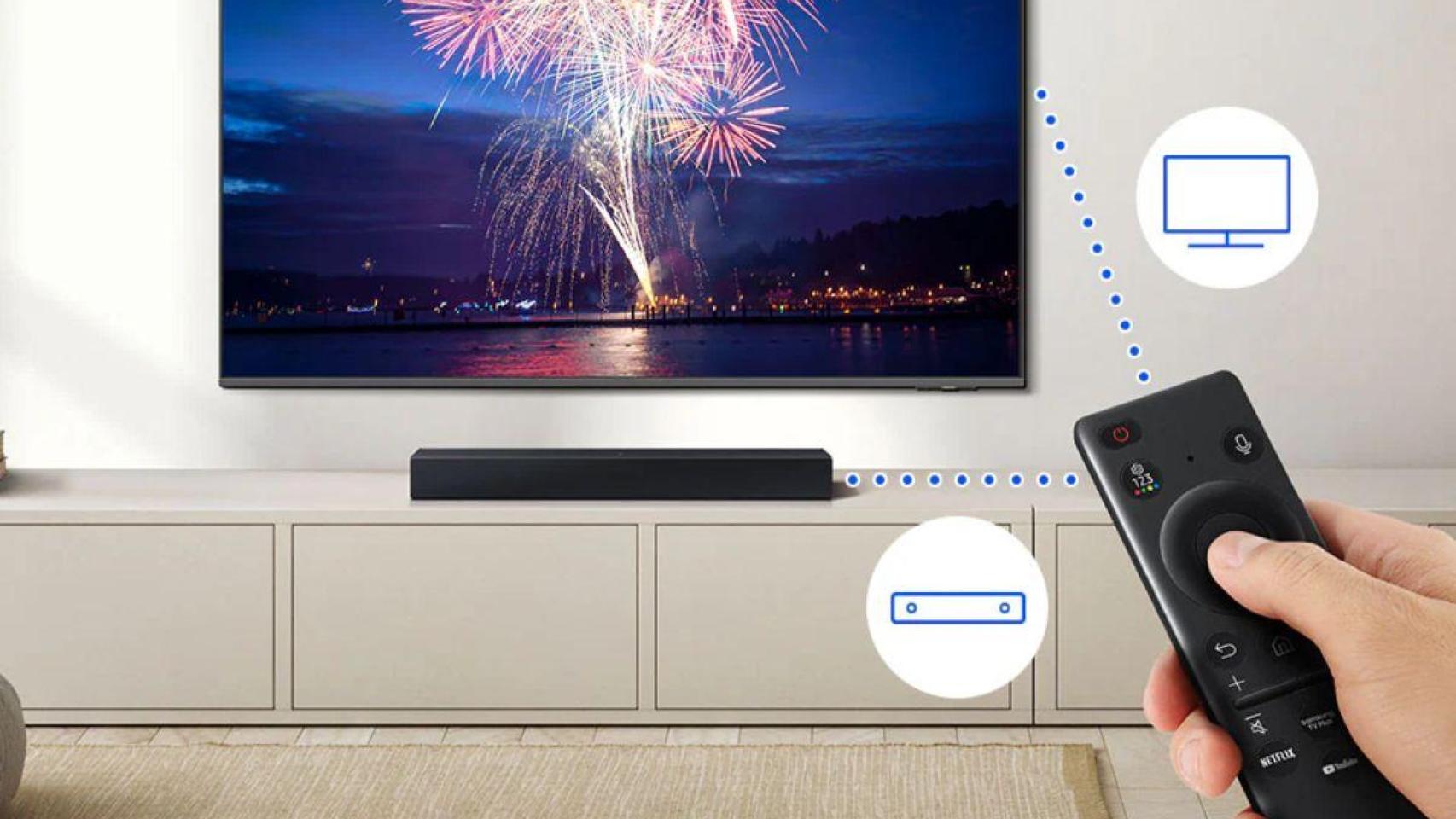 ¿Tienes una Smart TV? Esta barra de sonido Samsung es el accesorio que le falta para mejorar la experiencia