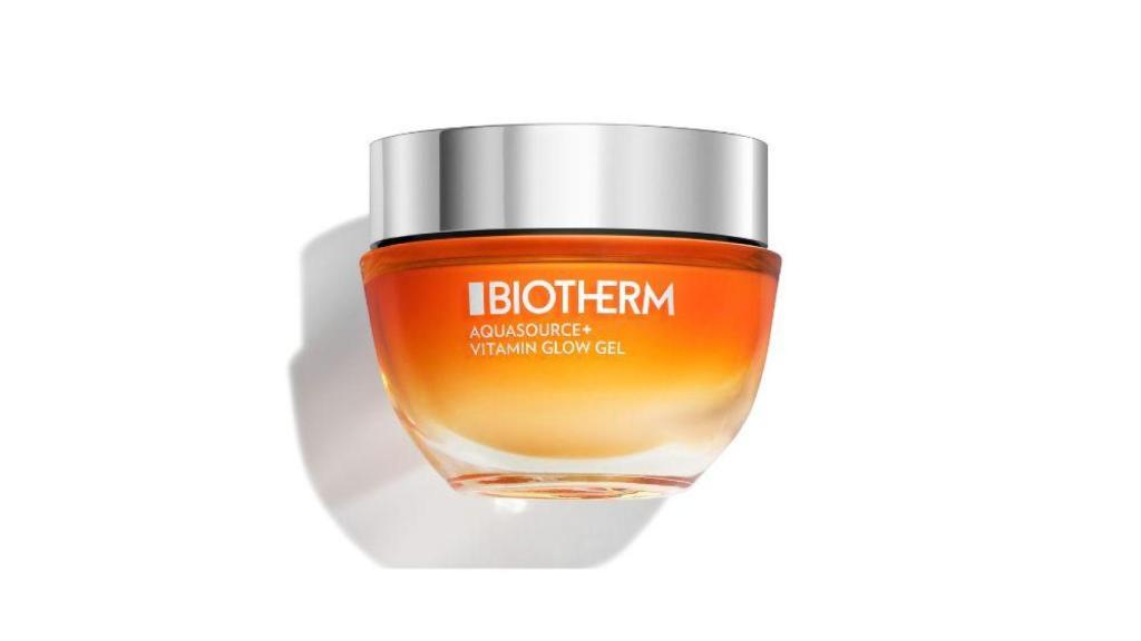 crema hidratante AquaSource + Vitamin Glow Gel Biotherm