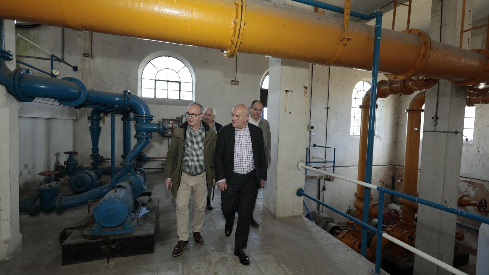 El alcalde de Valladolid visita la ETAP de San Isidro