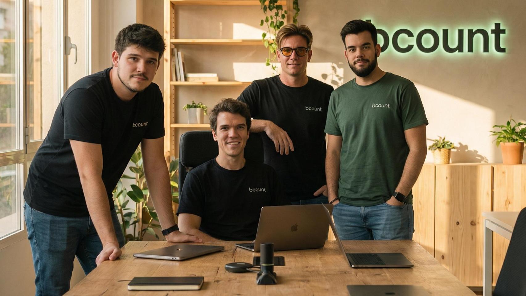 El equipo fundador de Bcount.