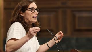 Mónica García, ministra de Sanidad, en el Congreso de los Diputados, a 18 de marzo de 2026.