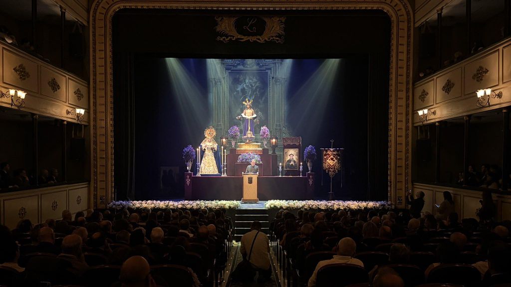 Imagen del Liceo durante la celebración del Pregón de Semana Santa 2026.