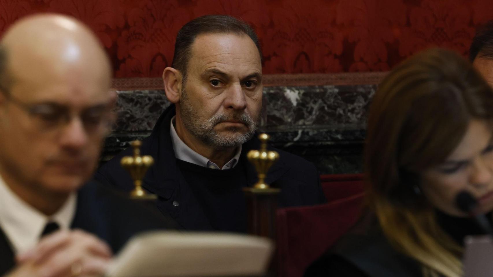 Jose Luis Ábalos en el Tribunal Supremo el pasado mes de febrero.