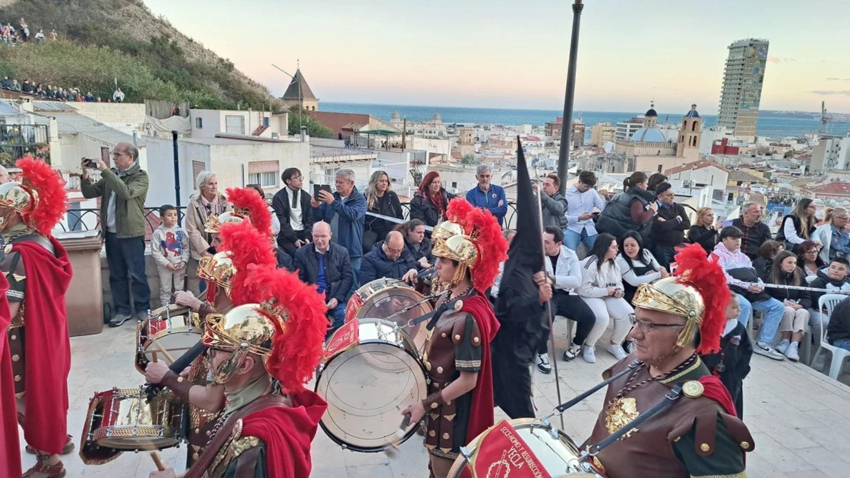 Semana Santa en la ciudad de Alicante.