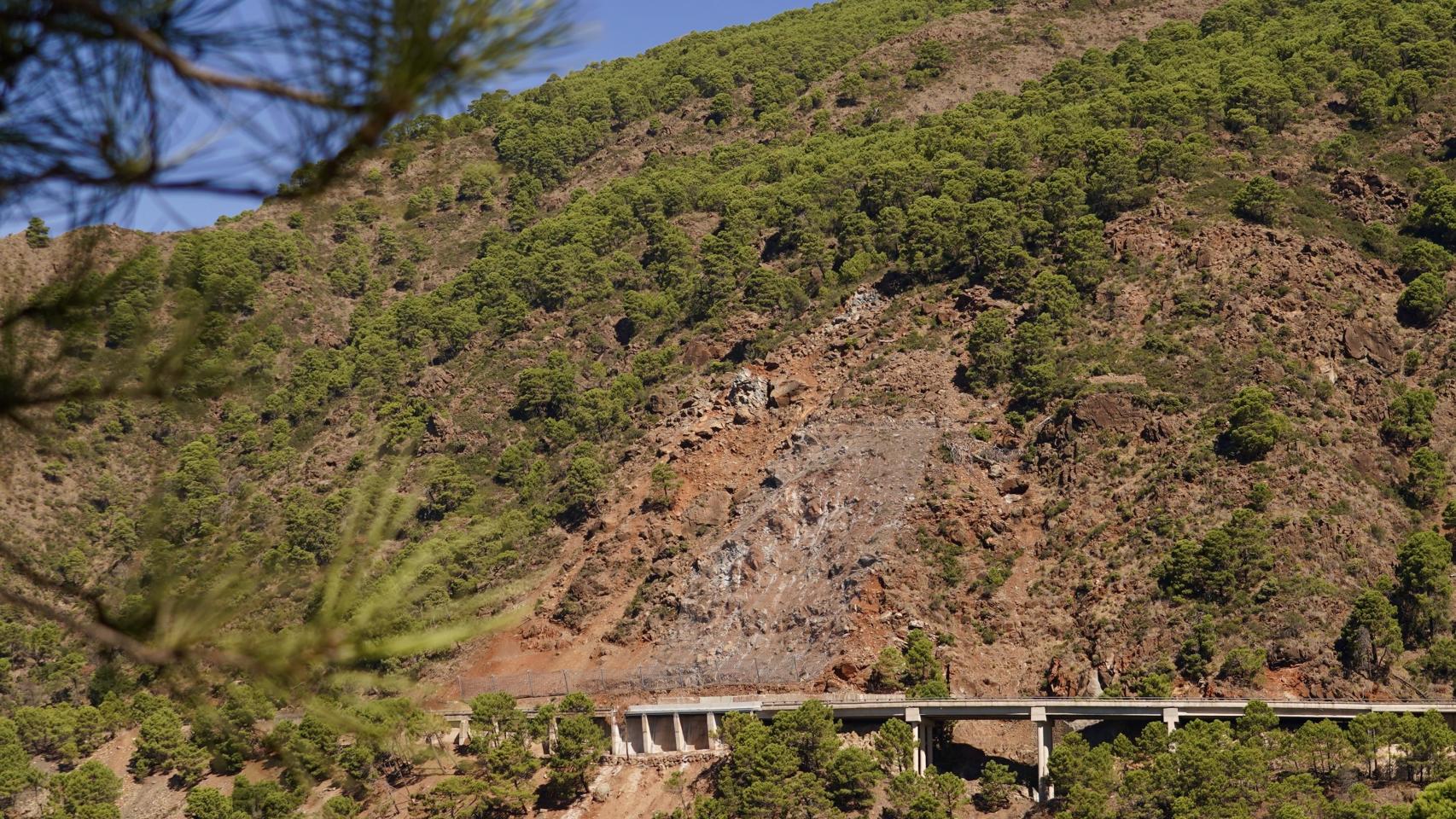 Foto de archivo de las últimas obras realizadas en la A-397 entre San Pedro y Ronda.