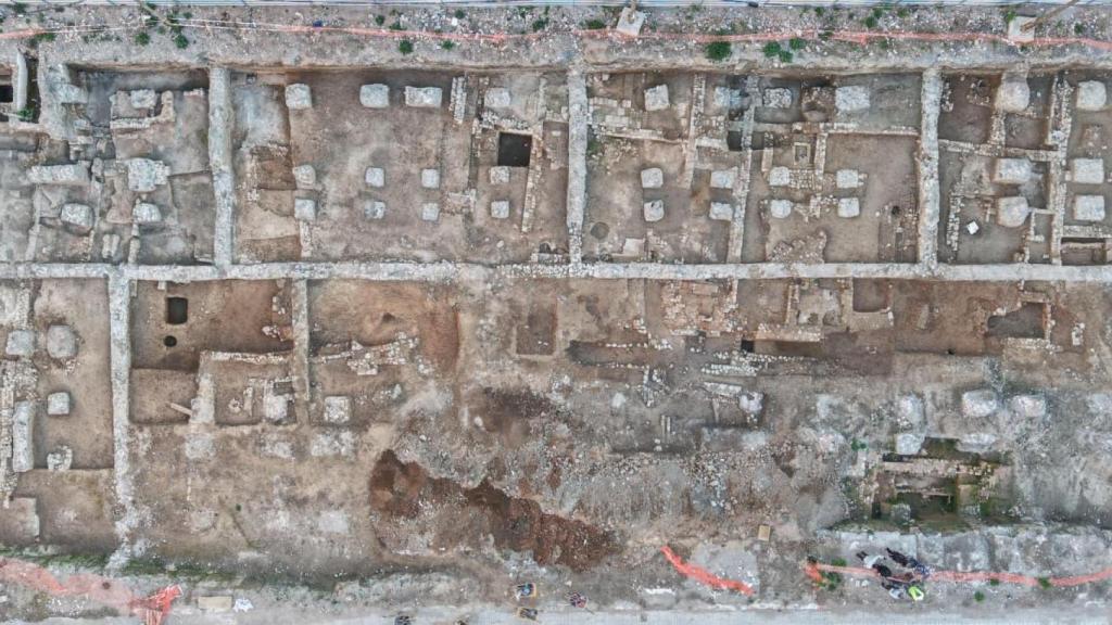 Imágenes de los restos arqueológicos del arrabal de Attabanim encontrados en El Perchel de Málaga.