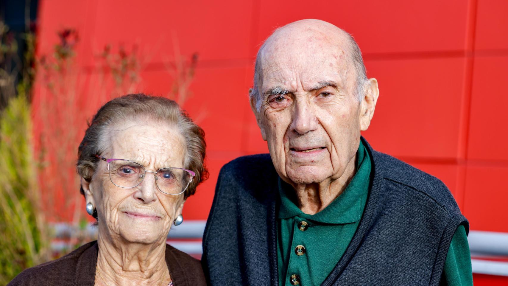 Rosa y Pepe posan para este periódico el 19 de marzo, día de San José.