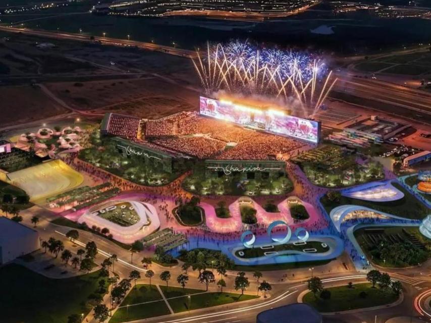 Una representación del Estadio Shakira de Madrid.