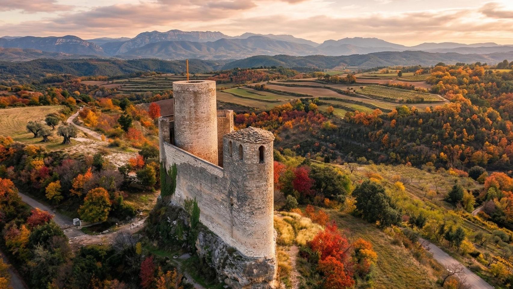Visite Castell de Mur, en Lérida (Cataluña).
