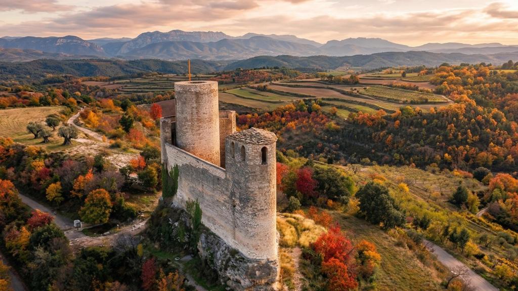 Visite Castell de Mur, en Lérida (Cataluña).
