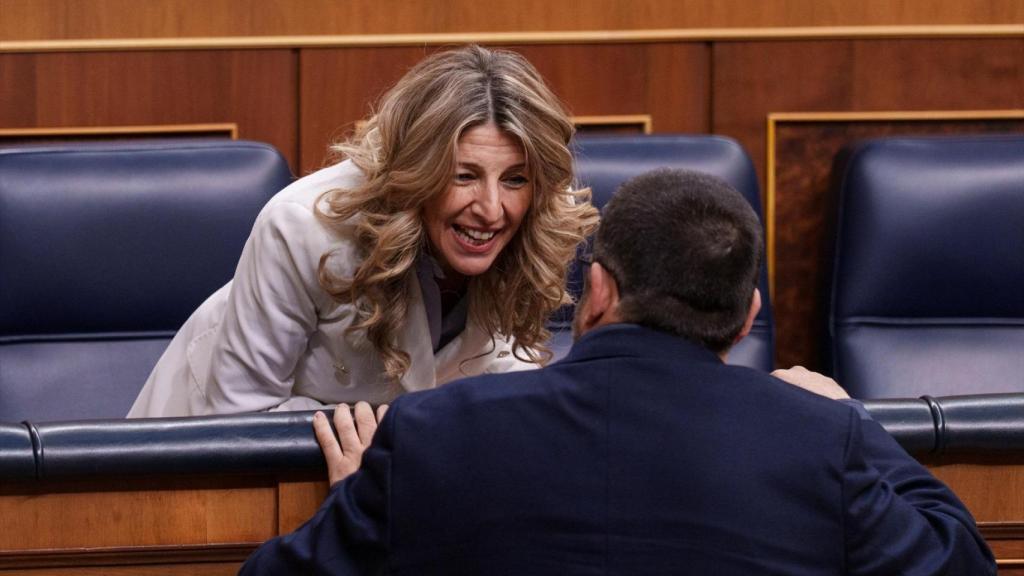 Yoalnda Díaz esta semana en el Congreso.