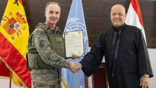 The parish priest Pierre El Rahi cooperated with the Spanish battalion in Lebanon.