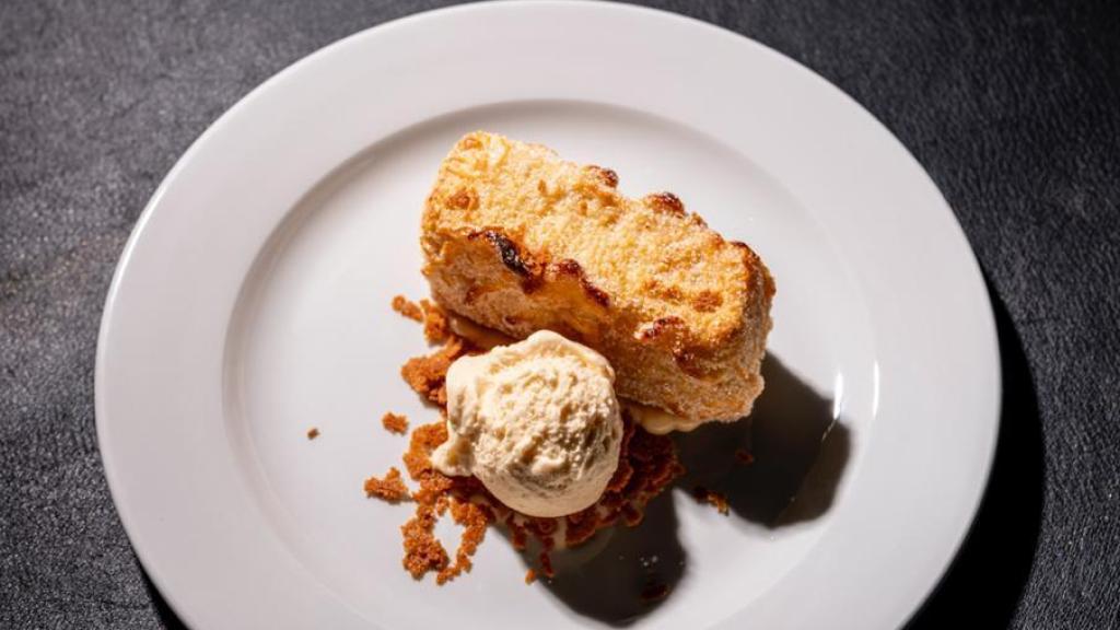Postre del nuevo restaurante de Ricard Camarena, NO BAR. EE