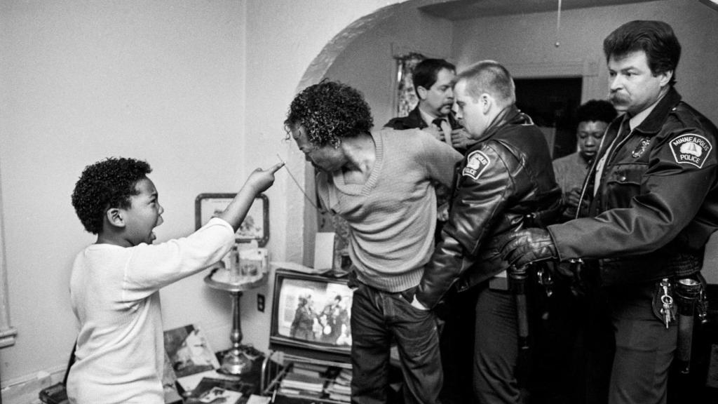 Minneapolis, MN. 1987 Diamond, an eight-year-old boy, called the police to report his father. When the police arrived, I said, 