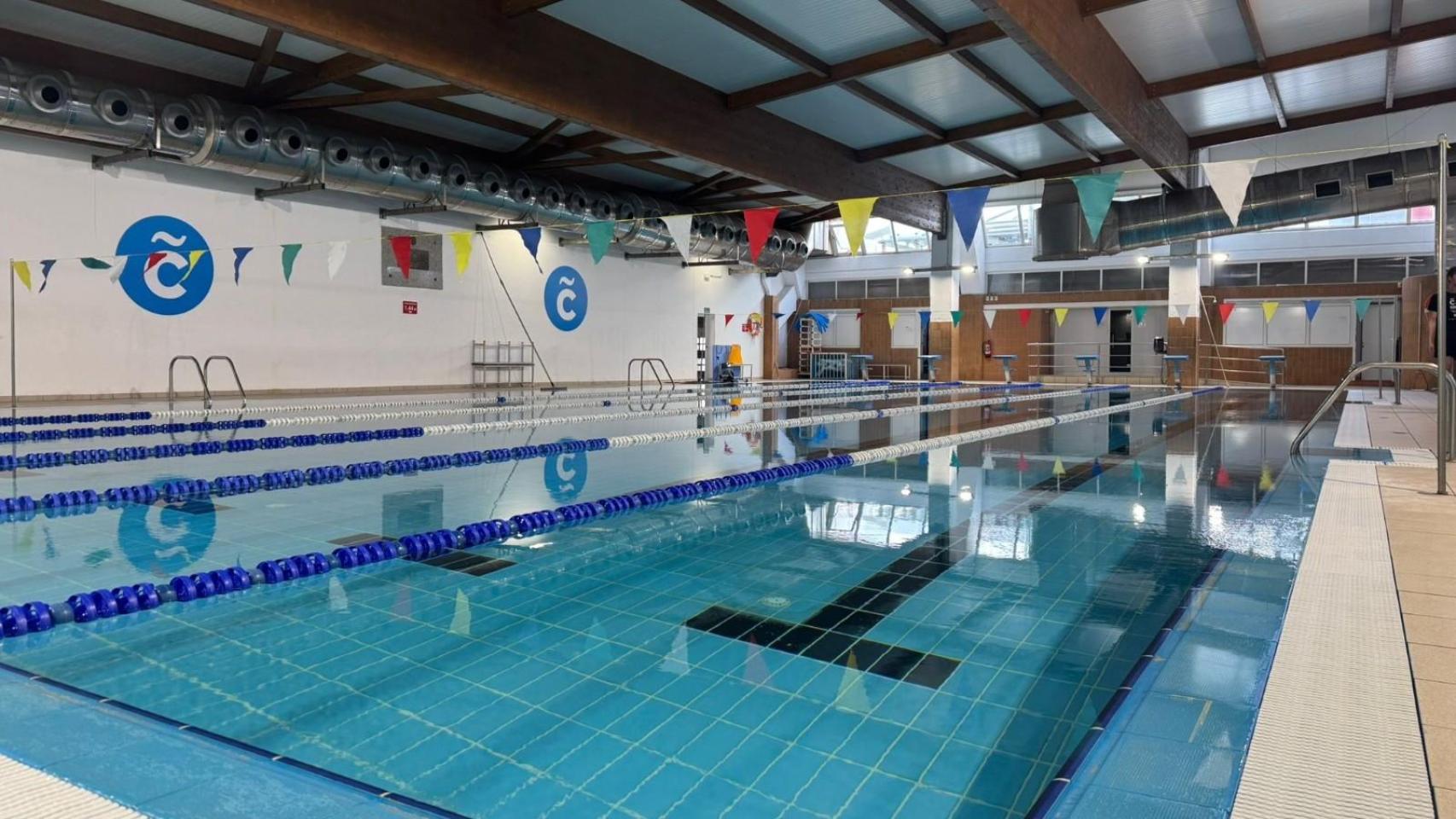 La piscina municipal de Riazor, en A Coruña.