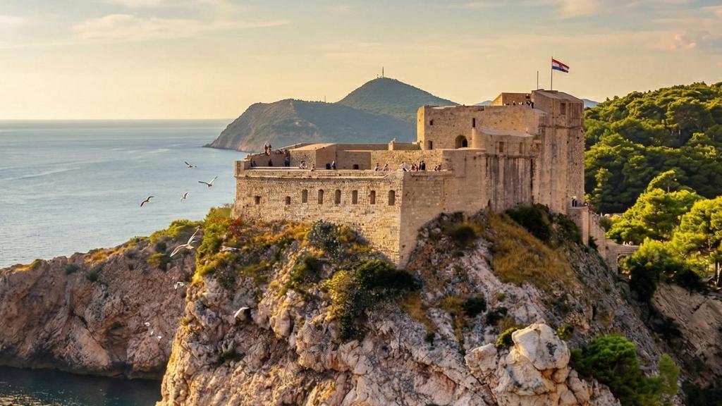 La ciudad de Dubrovnik, en Croacia, donde se grabaron escenas de 'Juego de Tronos'.