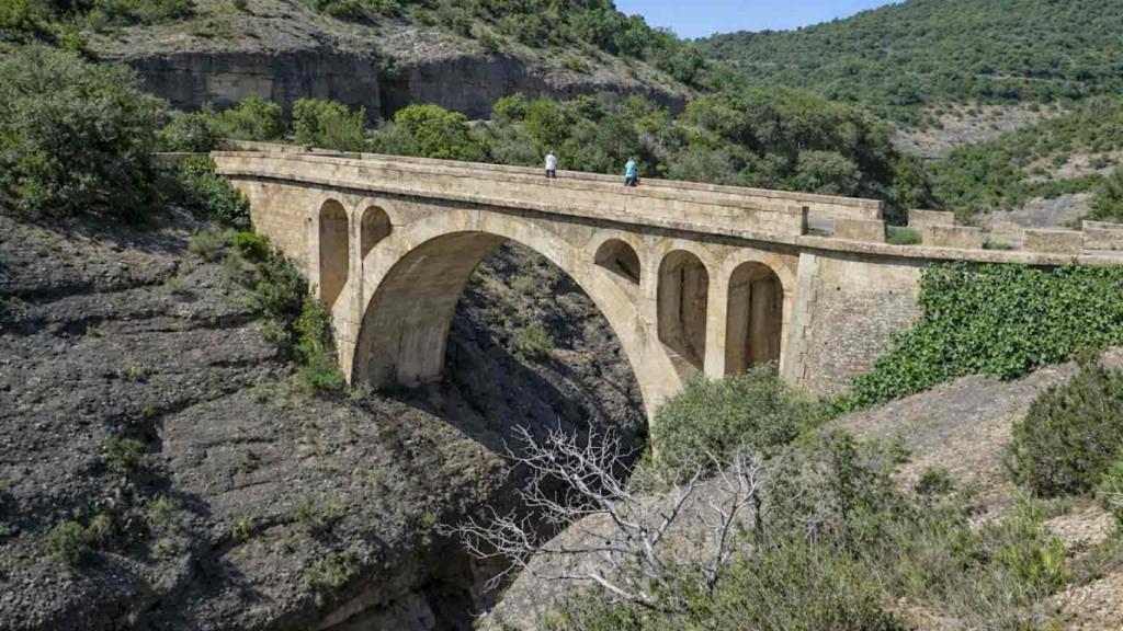 Barranco de la Palomera, en Colungo, en la Sierra de Guara, donde fue hallada muerta María Paloma Bardají.
