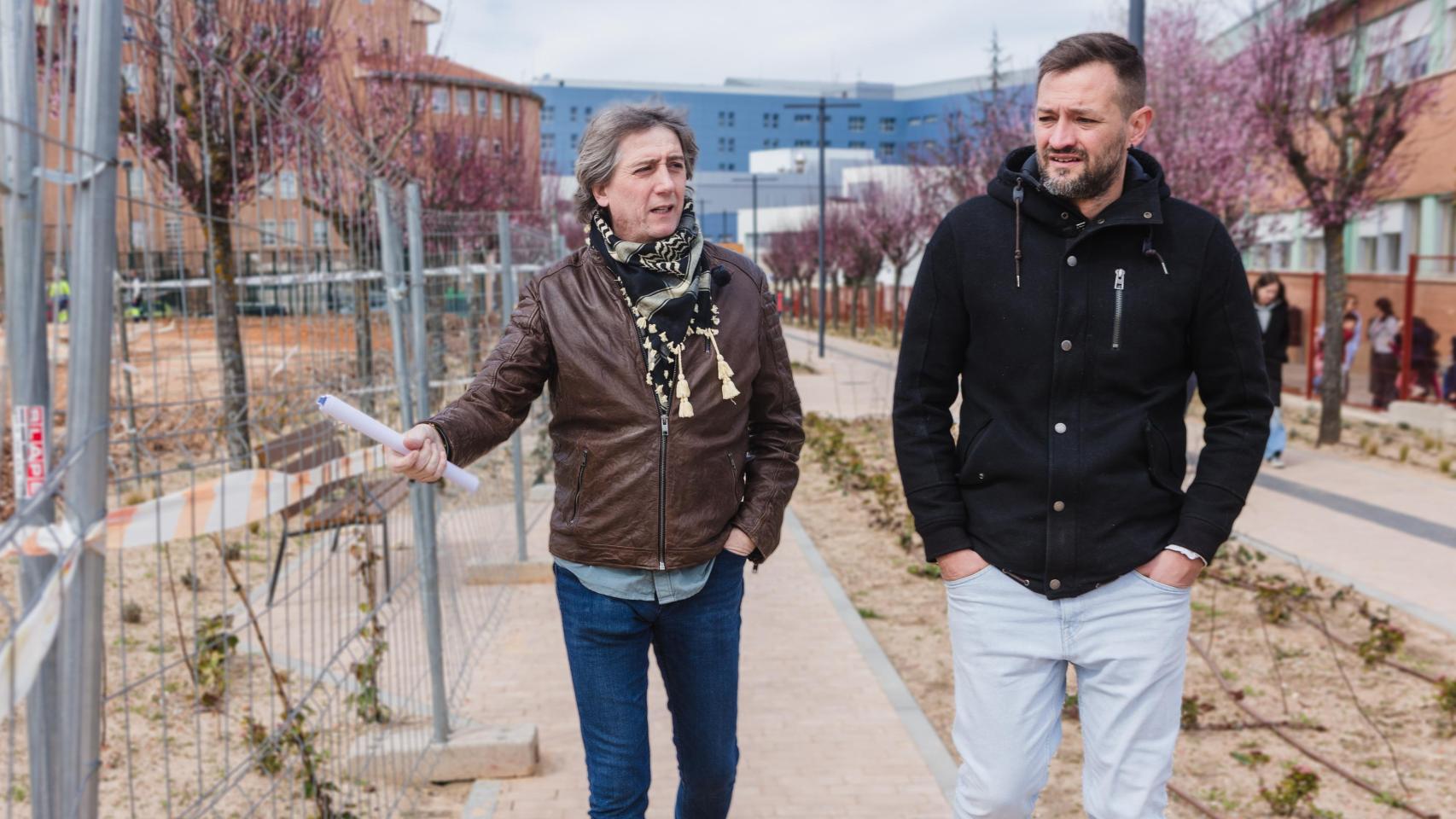 El alcalde de Soria y secretario general del PSOECyL, Carlos Martínez, este viernes en la capital soriana