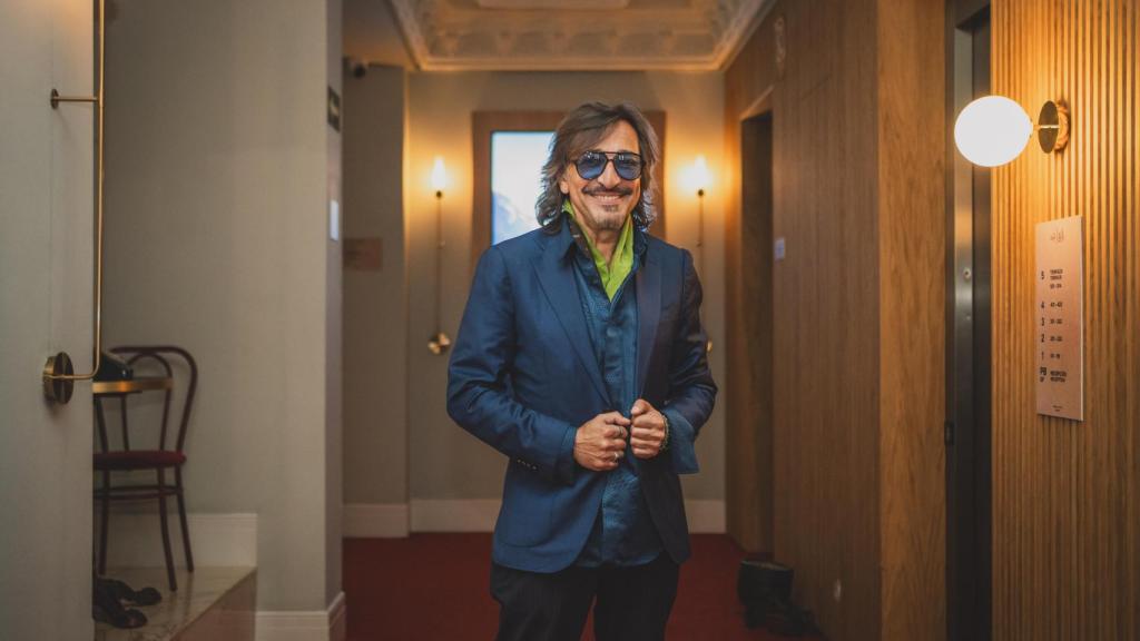 El cantante posando para EL ESPAÑOL