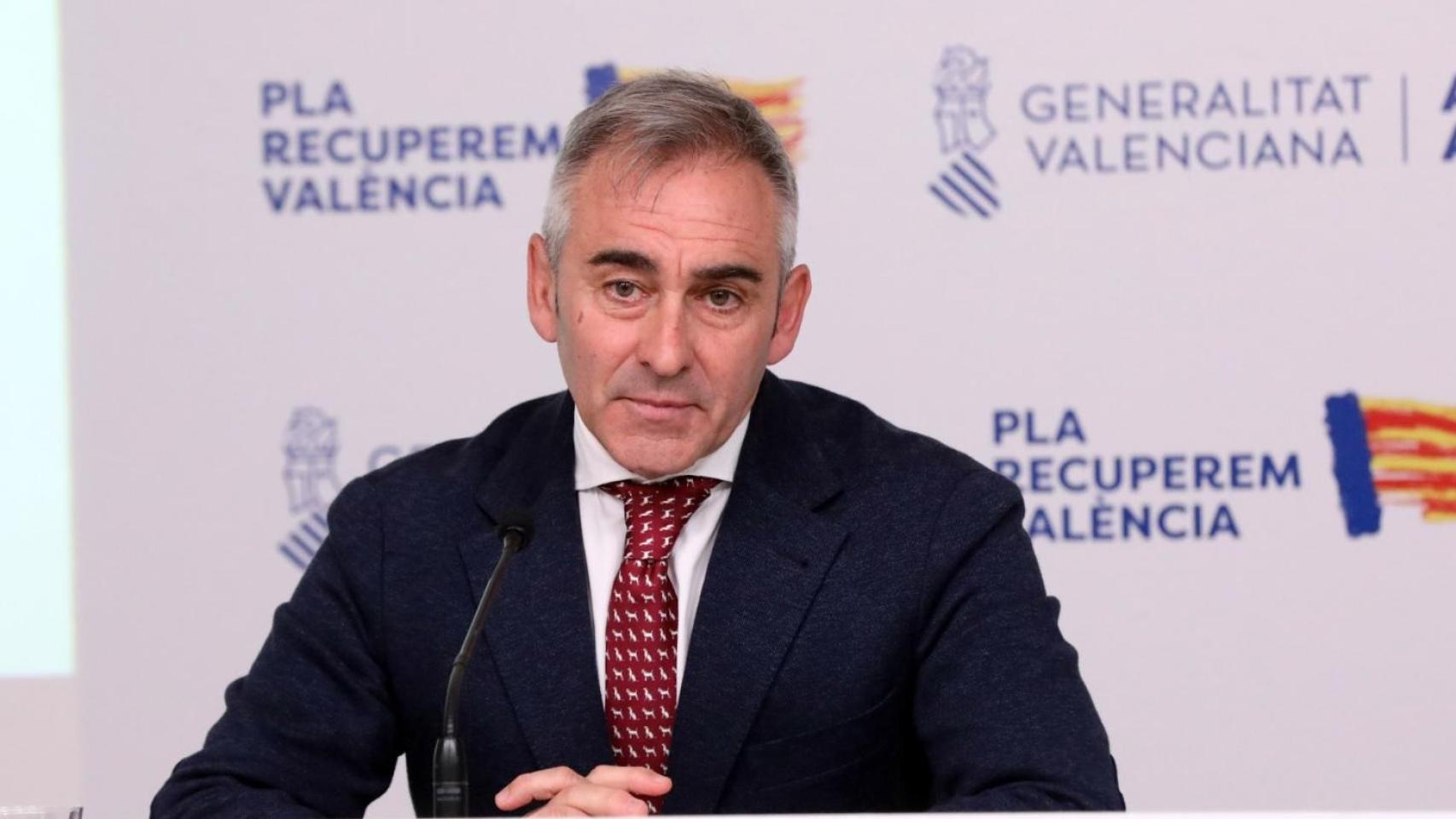 El portavoz del Gobierno, Miguel Barrachina. EE