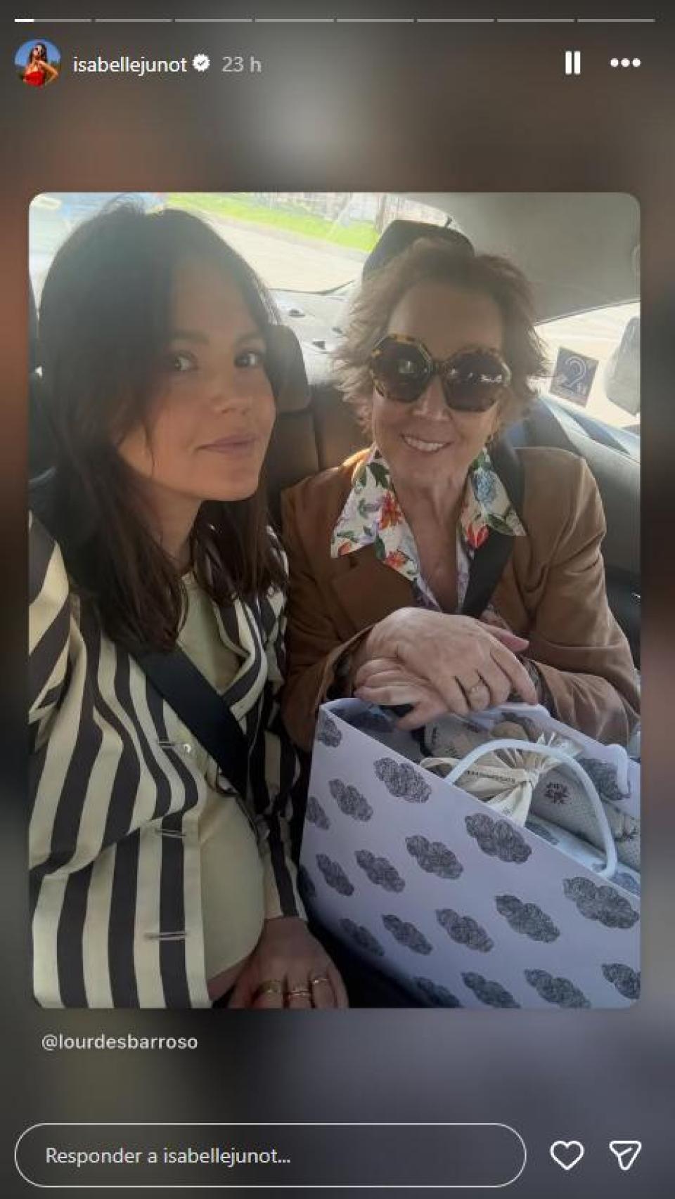 Isabelle Junot, en sus redes sociales.