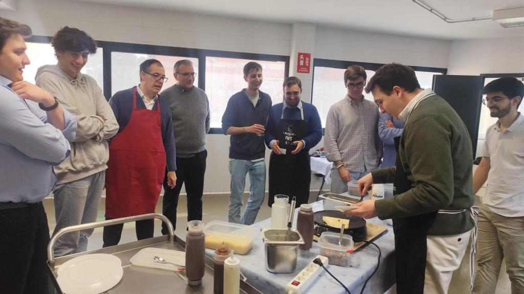 Un taller de cocina del seminario.