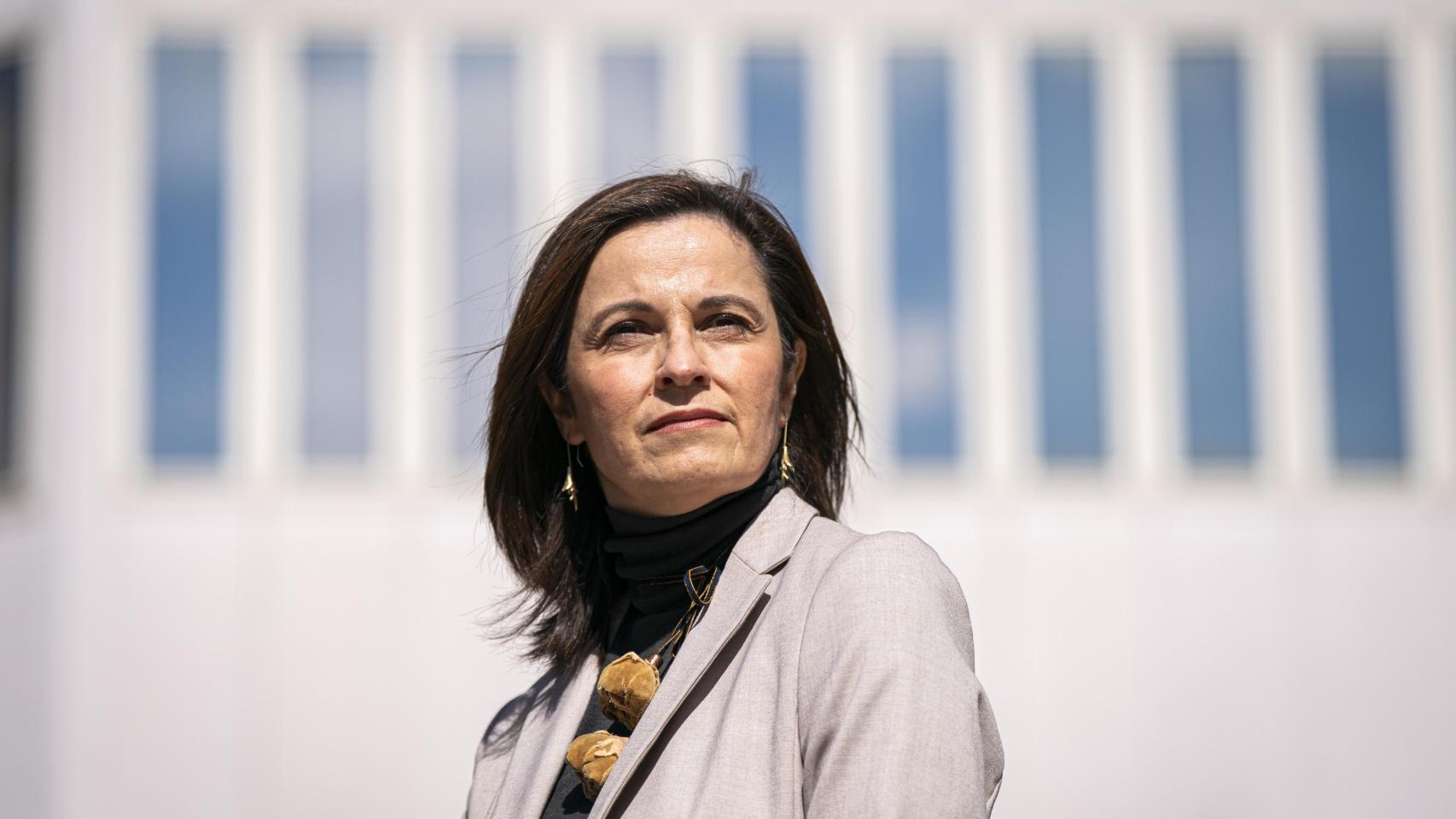 Retrato de la escritora.