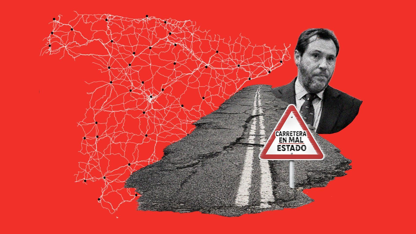 El 52% de la red presenta deterioros de gravedad, y un total de 33.966 kilómetros (el 32%) necesita una reconstrucción urgente al registrar alteraciones serias tanto estructurales como superficiales.