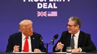 Donald Trump and Keir Starmer, at Chequers.