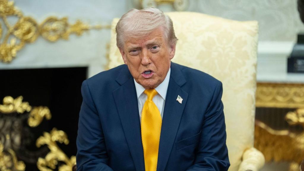 El presidente de Estados Unidos, Donald Trump, en el Despacho Oval de la Casa Blanca.
