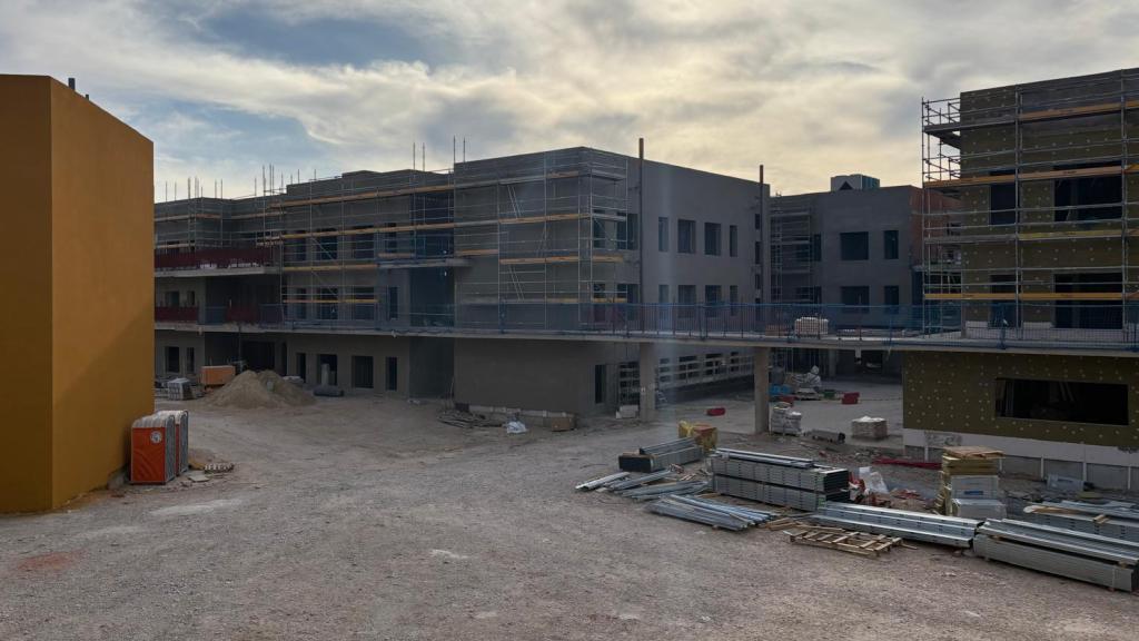 Así se levanta uno de los edificios del complejo El Buen Pastor en Zaragoza