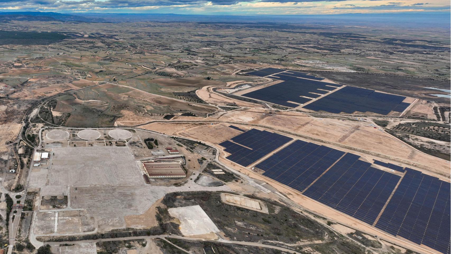 Uno de los parques ya construidos por Endesa fuera del Nudo Mudéjar.