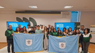 Acto de presentación Bandeira Deputación de Pontevedra de Traiñeiras