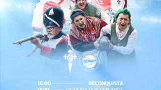 Poster de la previo del partido Celta-Alavés