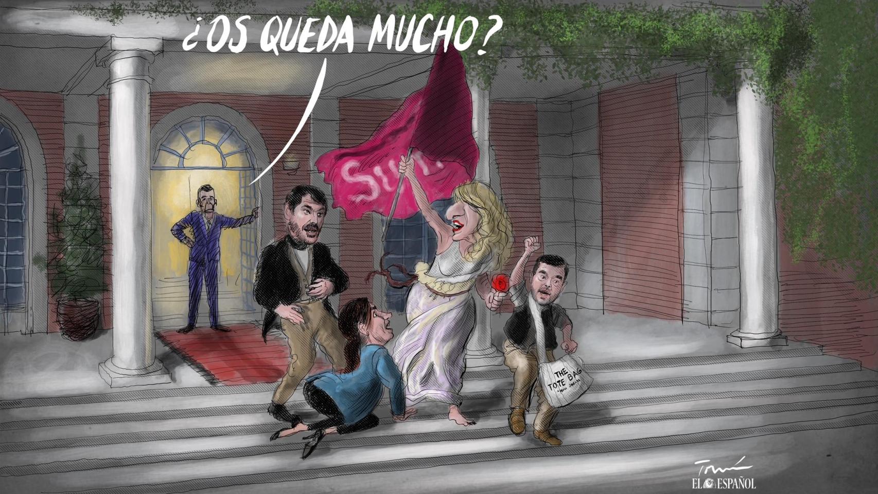 Paripé en Moncloa