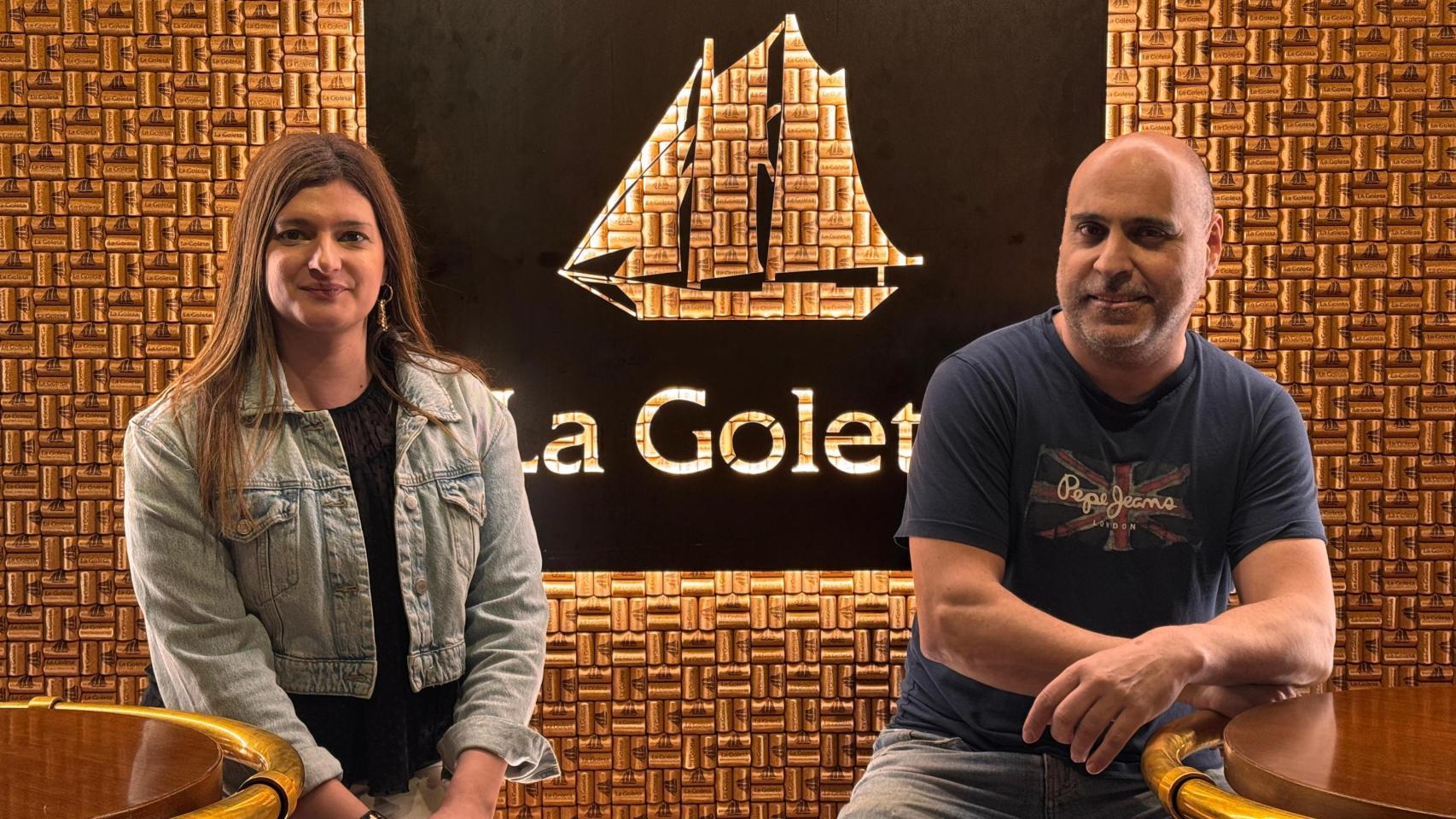 Julio y Daniela, dueños de La Goleta