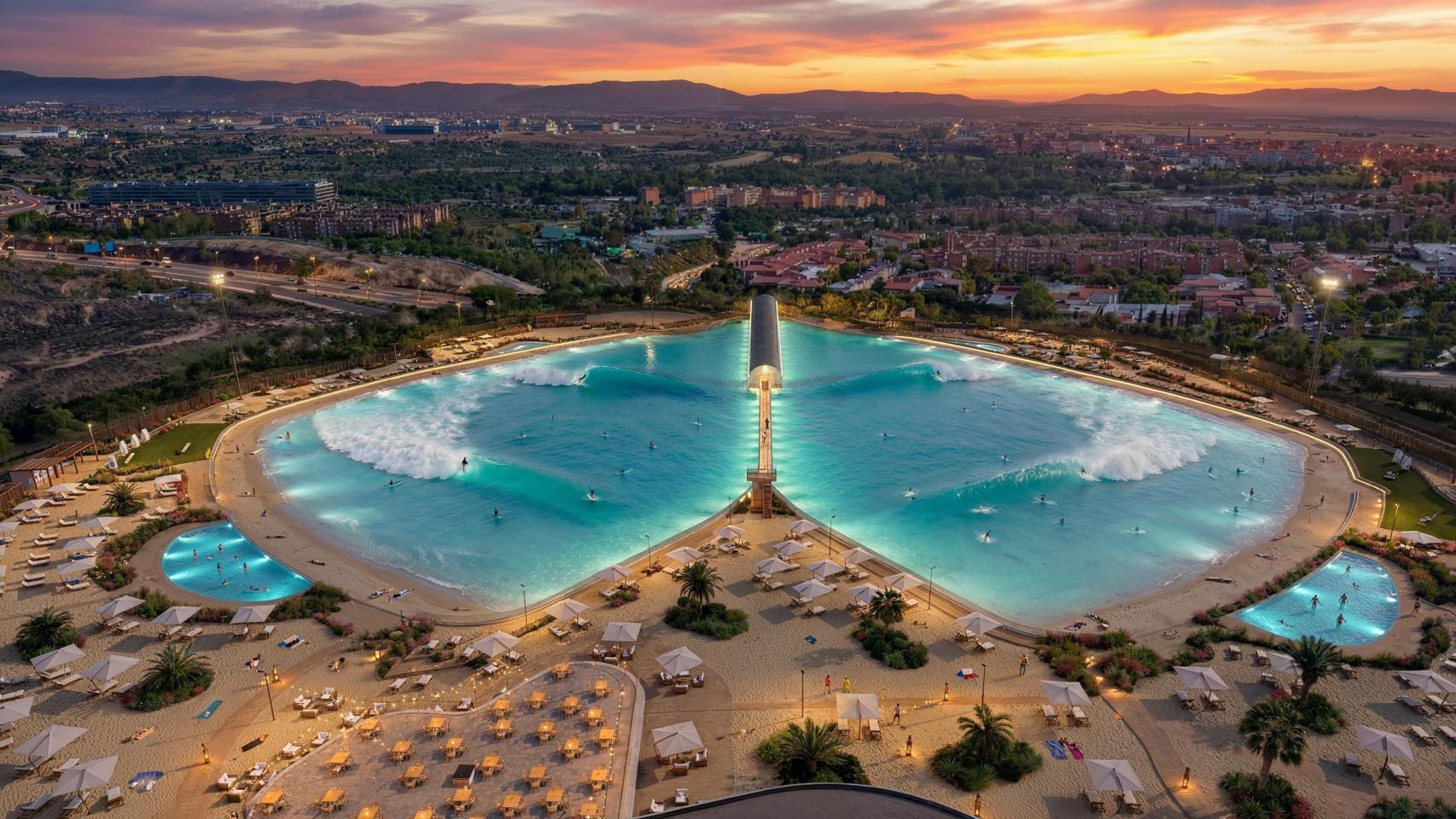 Panorámica del proyecto Gemswell Surf Madrid