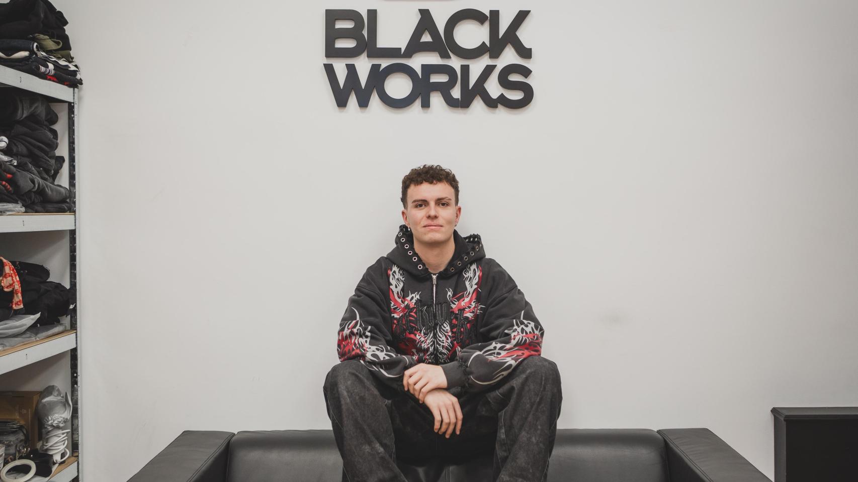 Daniel Novoa, fundador de Blackworks, en sus oficinas de Madrid.