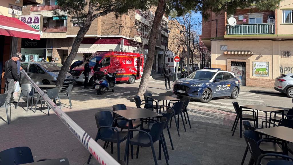 La zona permanece acordonada desde primera hora.